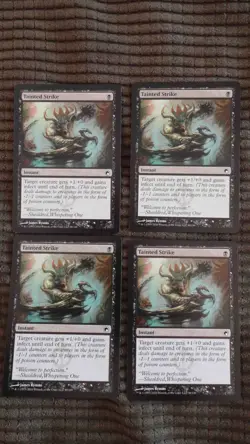 Magic: the Gathering / MtG Tainted Strike x4 Scars of Mirrodin - Image 1