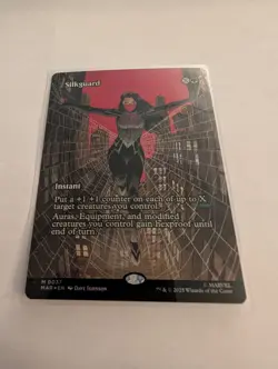 Silkguard (Borderless) Foil-Magic The Gathering Spider-Man NM - Image 1