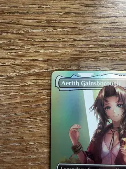 MTG Aerith Gainsborough (Borderless Foil) Final Fantasy 0374 FFVII FF7 NM - Image 2