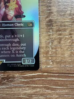 MTG Aerith Gainsborough (Borderless Foil) Final Fantasy 0374 FFVII FF7 NM - Image 5