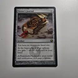 Venser's Journal - Scars of Mirrodin - Rare Artifact - Wizards MTG - Image 1