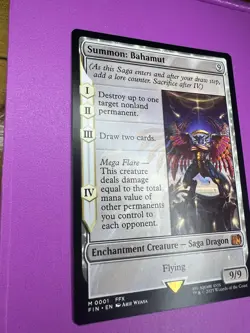 Summon: Bahamut FIN 0001 Non-Foil Regular - Final Fantasy Magic the Gathering NM - Image 4