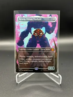 Krang, Utrom Warlord BORDERLESS ART | MTG TMNT Ninja Turtles 221 - Image 1