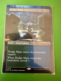 Hedge Maze (Borderless) Murders at Karlov Manor Regular MTG 0326 - Image 1