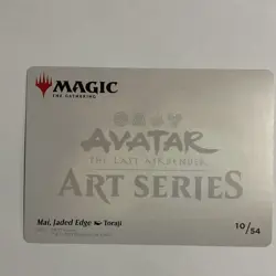 Magic The Gathering TLA Mai Jaded Edge Art Series Toraji 10/54 - Image 2