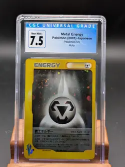 2001 Pokemon Japanese VS Metal Energy Holo 1st Edition CGC 7.5 - Image 1