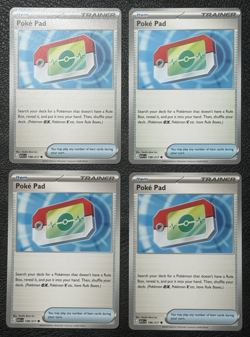 Poke Pad 198/217 - Playset of 4 - Pokemon TCG: Ascended Heroes - NM English - Image 1