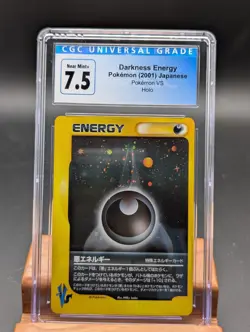 2001 Pokemon Japanese VS Darkness Energy Holo 1st Edition CGC 7.5 - Image 1