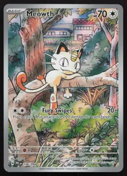 Meowth 106/094 PFL Phantasmal Flames Pokemon - NM - Image 1