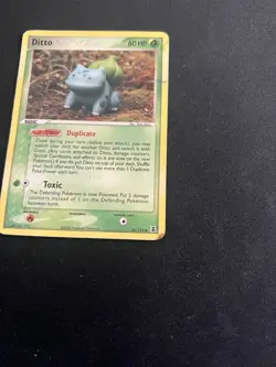 Ditto Bulbasaur 36/113 Nonholo Pokemon EX Delta Species 2005 Vintage HP - Image 2