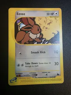Eevee 54/144 Skyridge Common Pokemon TCG Card English - Image 1