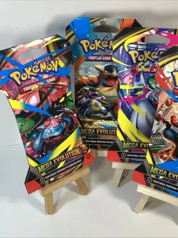 Pokemon TCG (4) Mega Evolutions Sleeved Booster Packs - Full Art Set SEALED! - Image 2