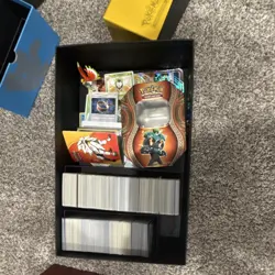 Pokemon Shining Legends GX Holo Card Lot Bewear GX Tin Storage Box Accessories - Image 1