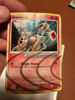 Pokemon TCG Arceus AR3/9 Holo Rare - Image 1