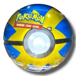 POKEMON TCG D21 Quick Ball Tin Sealed Sword & Shield Sun & Moon XY Series - Image 1