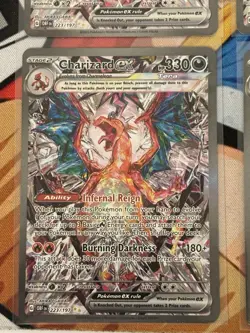Pokemon TCG Charizard EX Sir Obsidian Flames 223/197 X 4! Condition In Pics! - Image 2