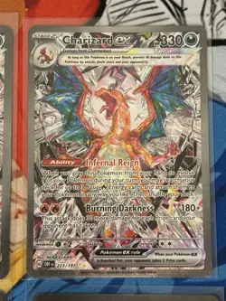 Pokemon TCG Charizard EX Sir Obsidian Flames 223/197 X 4! Condition In Pics! - Image 4