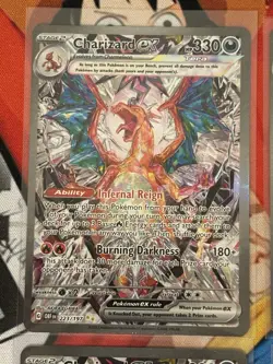 Pokemon TCG Charizard EX Sir Obsidian Flames 223/197 X 4! Condition In Pics! - Image 5