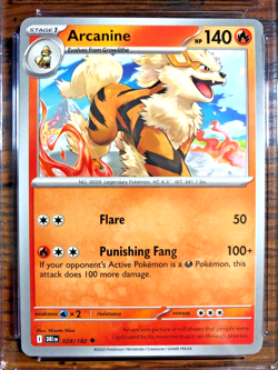 Arcanine Regular Uncommon #028|CGC PRISTINE 10|2025 Destined Rivals|Pokemon TCG - Image 2
