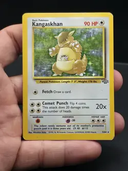 Pokemon TCG Kangaskhan Holo Rare Jungle 1997 Card #5 - Image 2