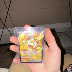 Pokemon Meowth EX Full Art Holo 170 HP TCG Cat 107/088 English - Image 1