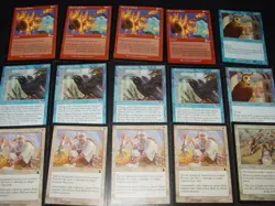 MTG 15x urza's destiny legacy RED BLUE WHITE magic card lot MP RACK AND RUIN - Image 2