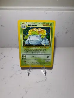 Pokemon Venusaur Base Set Holo Rare 15/102 1999-2000 Wizards - Image 2