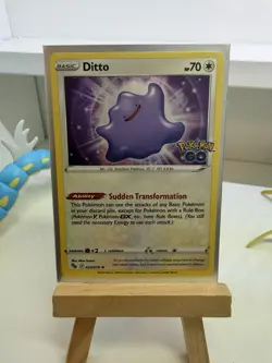 Pokemon TCG Near Mint Pokemon Go Ditto 053/078 Holo - Image 1