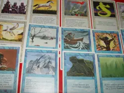 MTG 15x 4th edition chronicles white blue magic cards - Image 3
