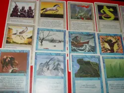 MTG 15x 4th edition chronicles white blue magic cards - Image 4