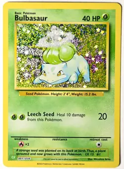 Pokemon TCG Classic CLV 001/034 Bulbasaur NM - Image 1