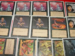 MTG 15x 4th edition chronicles black magic cards murk dwellers fear frozen shade - Image 1