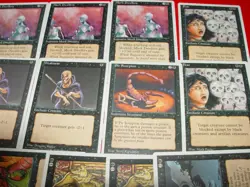 MTG 15x 4th edition chronicles black magic cards murk dwellers fear frozen shade - Image 5