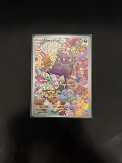Pokemon TCG Morpeko 206/182 Paradox Rift Full Art Illustration Rare Holo - Image 1
