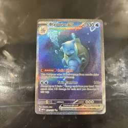 Pokemon TCG Blastoise EX Sir 200/165 Scarlet & Violet 151 - Image 3