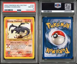 Pokemon Neo Destiny Shining Charizard Holo Secret Rare 107/105 PSA 8 - Image 3
