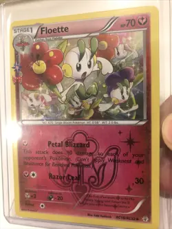 Pokemon TCG Floette Generations RC18 Holo Uncommon Lightly Played To Near Mint - Image 1