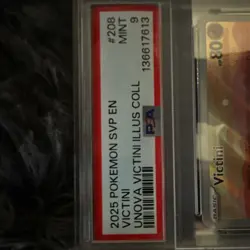 Victini PSA 9 Promo Holo #208 Scarlet & Violet Pokemon TCG 2025 - - Image 5