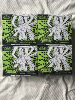 4X Pokemon TCG Perfect Order Pokemon Center Elite Trainer Box ETB New & Sealed - Image 1