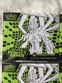 4X Pokemon TCG Perfect Order Pokemon Center Elite Trainer Box ETB New & Sealed - Image 4