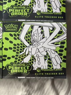 4X Pokemon TCG Perfect Order Pokemon Center Elite Trainer Box ETB New & Sealed - Image 5