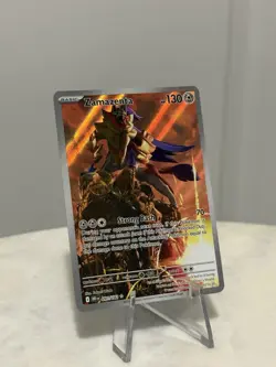 Pokemon 2025 Destined Rivals Zamazenta #201/182 Illustration Rare NM - Image 2