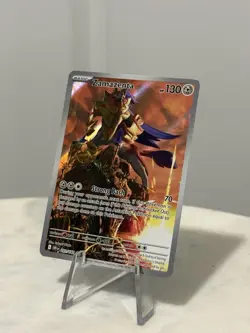 Pokemon 2025 Destined Rivals Zamazenta #201/182 Illustration Rare NM - Image 3