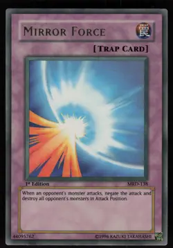 Mirror Force MRD-138 Ultra Rare Metal Raiders 1st Edition Yu-Gi-Oh - Image 1