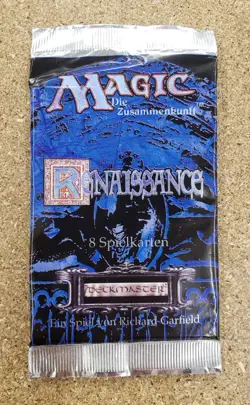 NOS Magic The Gathering Renaissance Booster Pack German Sealed - Image 1