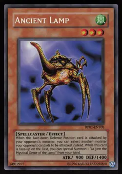 Ancient Lamp RP01-EN100 Secret Rare Retro Pack ORIGINAL Yu-Gi-Oh - Image 1