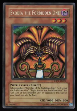Exodia the Forbidden One UBP1-EN005 Secret Rare Promo Yu-Gi-Oh - Image 1