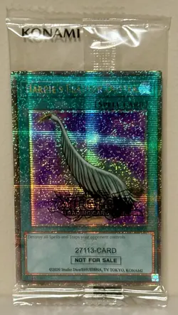 Yu-Gi-Oh! Harpie's Feather Duster EDC1-EN001 Quarter Century Secret Rare Alt NEW - Image 1