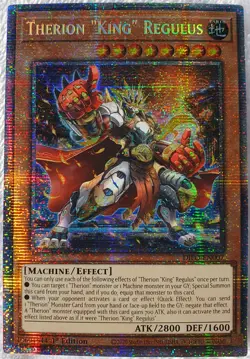 Yugioh 1x Therion “King” Regulus DIFO-EN007 Starlight Rare 1st Edition Near Mint - Image 1