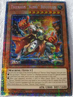 Yugioh 1x Therion “King” Regulus DIFO-EN007 Starlight Rare 1st Edition Near Mint - Image 2